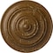 Ekena Millwork Classic Ceiling Medallion (Fits Canopies up to 4 1/8"), 13 1/4"OD x 1/2"P, Smokey Topaz Crackle CM13CLSTC - alternate 1